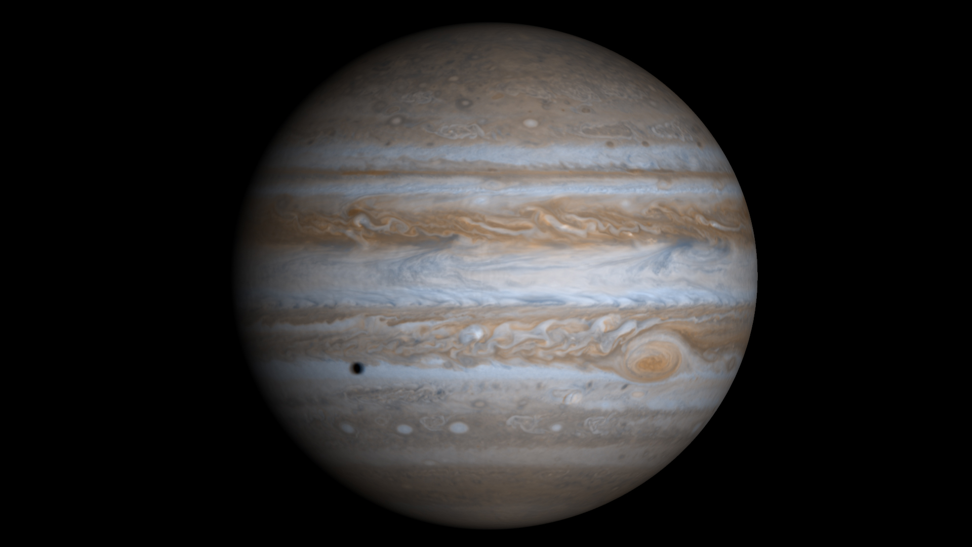 Jupiter observé par la sonde Cassini