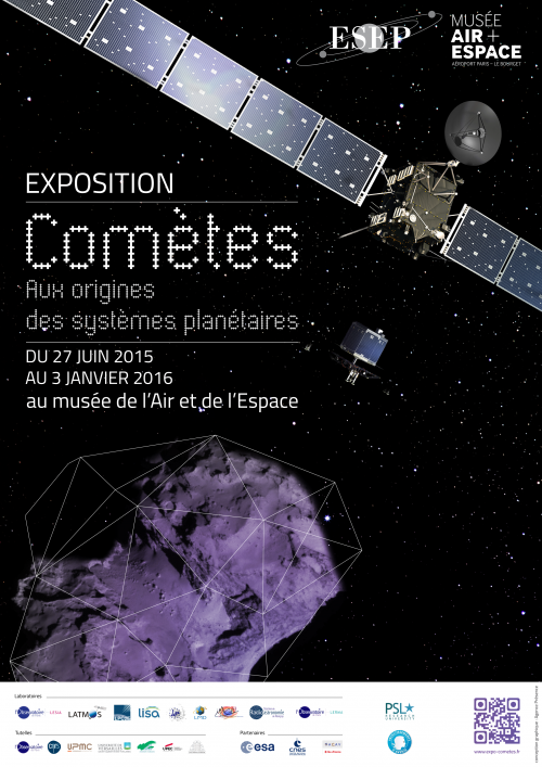 Affiche de l'exposition COMÈTES